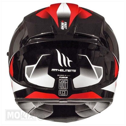 Casque MT Blade 2 SV Fugue C1 Rouge/Noir