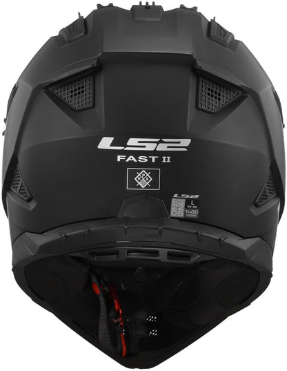Casque cross LS2 MX708 Fast II noir mat