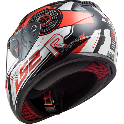LS2 FF353 Rapid Stratus Noir/Rouge/Argent