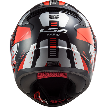 LS2 FF353 Rapid Stratus Noir/Rouge/Argent