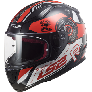 LS2 FF353 Rapid Stratus Noir/Rouge/Argent