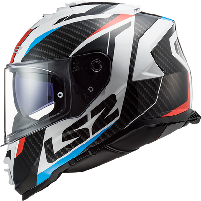 LS2 FF800 Storm II racer bleu brillant/rouge/blanc