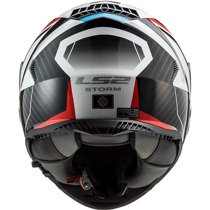 LS2 FF800 Storm II racer bleu brillant/rouge/blanc