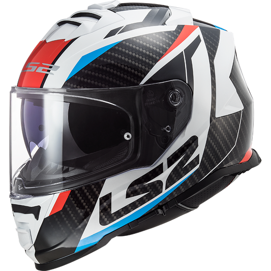 LS2 FF800 Storm II racer bleu brillant/rouge/blanc