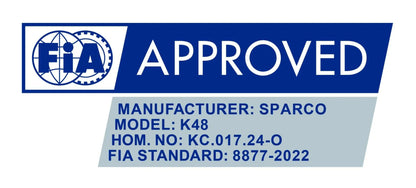 Sparco kerb advanced overall rood/zwart - KartKings