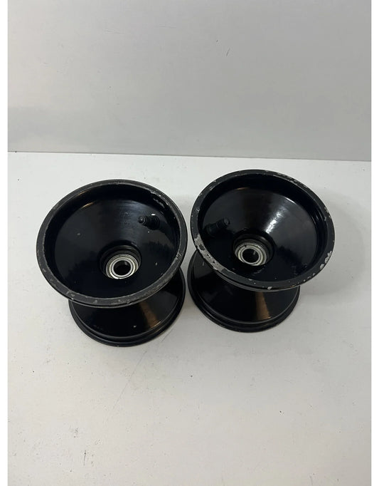Gebruikt aluminium voorvelgen 120mm met 17mm lagers - KartKings
