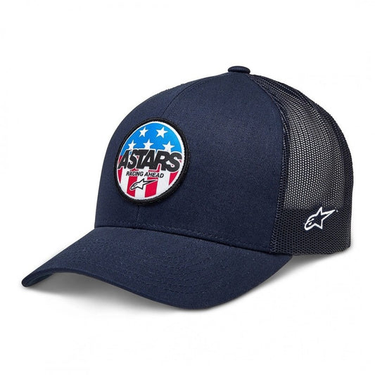 Casquette camionneur Alpinestars Highway bleu marine
