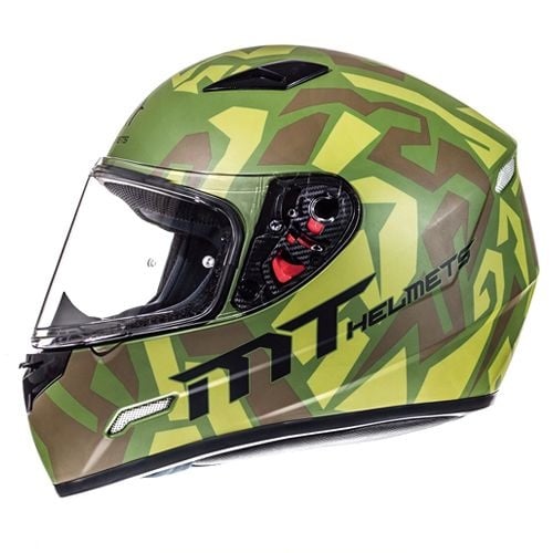 Casque MT Mugello léopard vert militaire