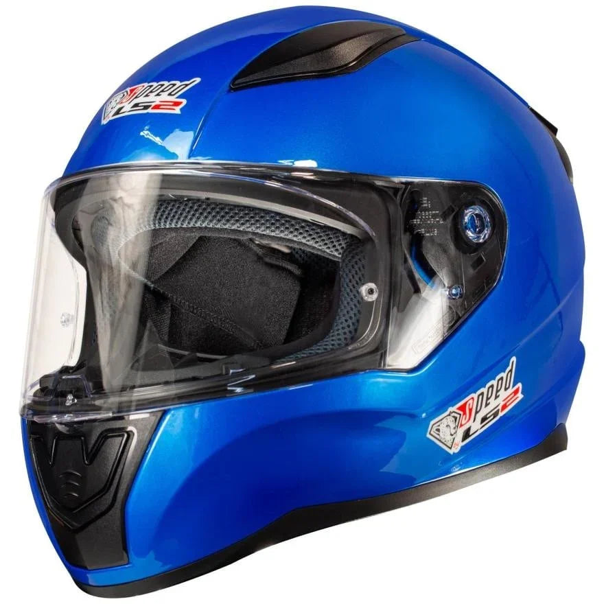LS2 FF353 Rapid glans blauw - KartKings
