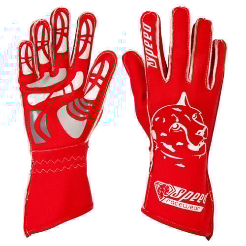 Gants de vitesse Melbourne G-2 Rouge/blanc