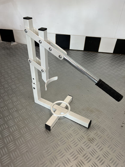 Presse à pneus pliable