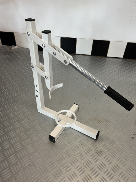 Presse à pneus pliable