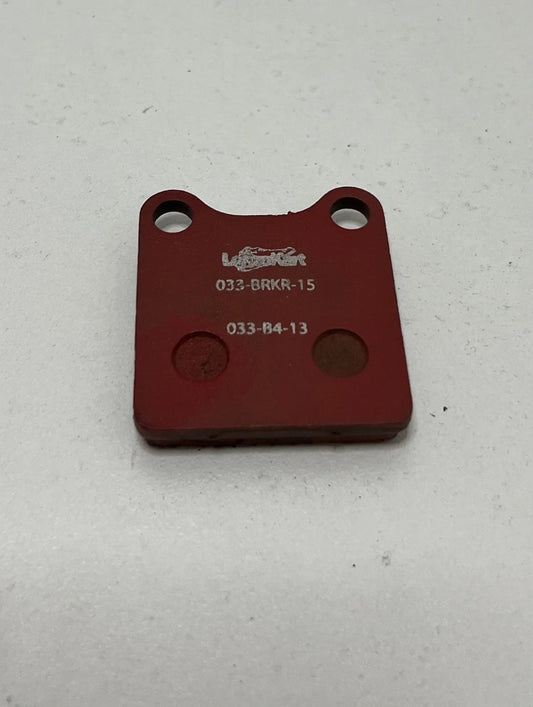 LenzoKart mini achter / KZ voor remblok zacht rood LKF13 - KartKings