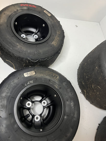 Pneus slicks MG SH d'occasion avec jantes en magnésium neuves 130-212MM