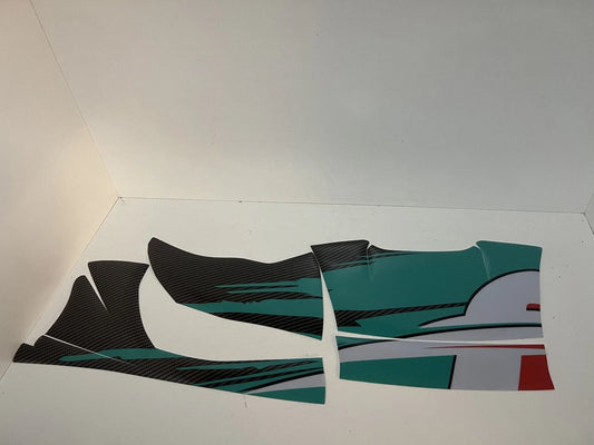 Formula K KG 509 gedeelte voorbumper sticker - KartKings