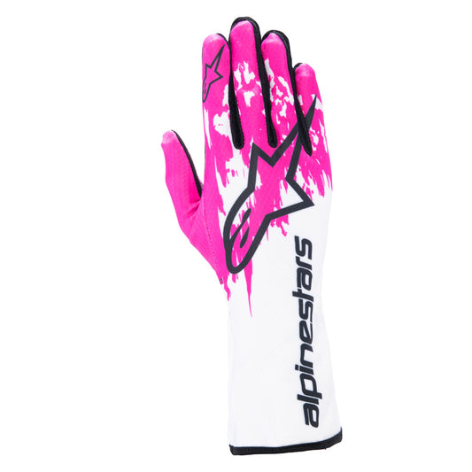 Alpinestars Tech 1-K V3 Blanc/Rosé (FIA-KARTING) 
