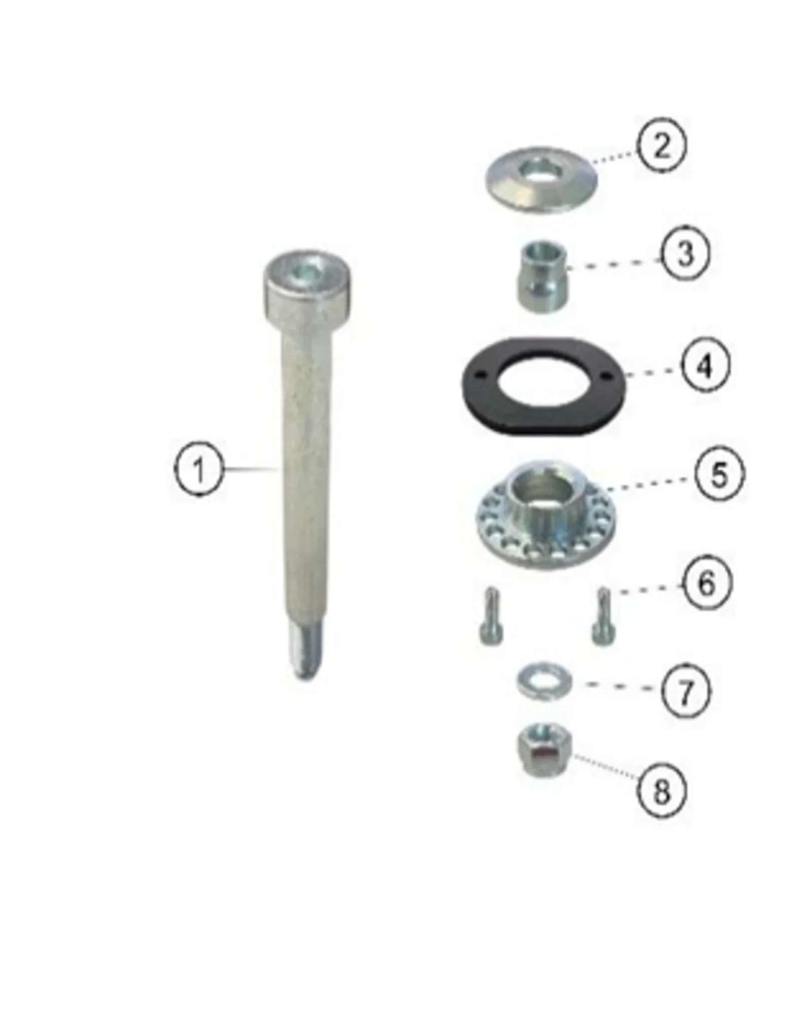 IPK fusee excenter 10mm 2 graden - KartKings