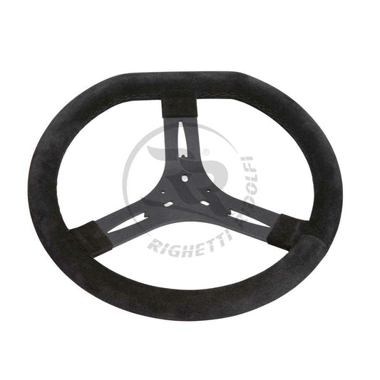 Volant RR en daim noir 340 mm