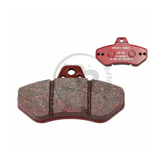 Jeu de plaquettes de frein RR rouges type 220