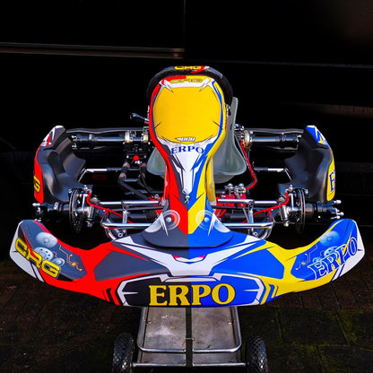 Conception d'un ensemble d'autocollants de karting personnalisés