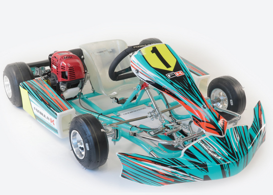 Kart Formula K Delfino Baby avec moteur 140F et pneus 4 temps 35CC