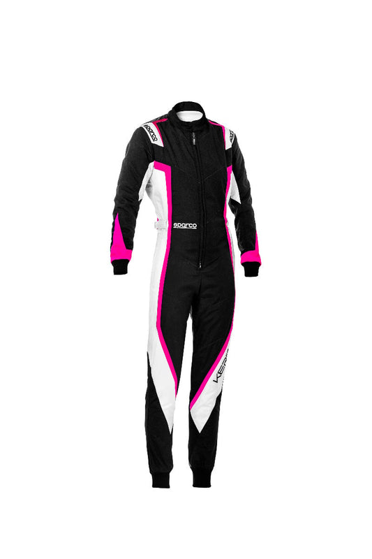 Combinaison de motard Sparco pour femme noir/rose