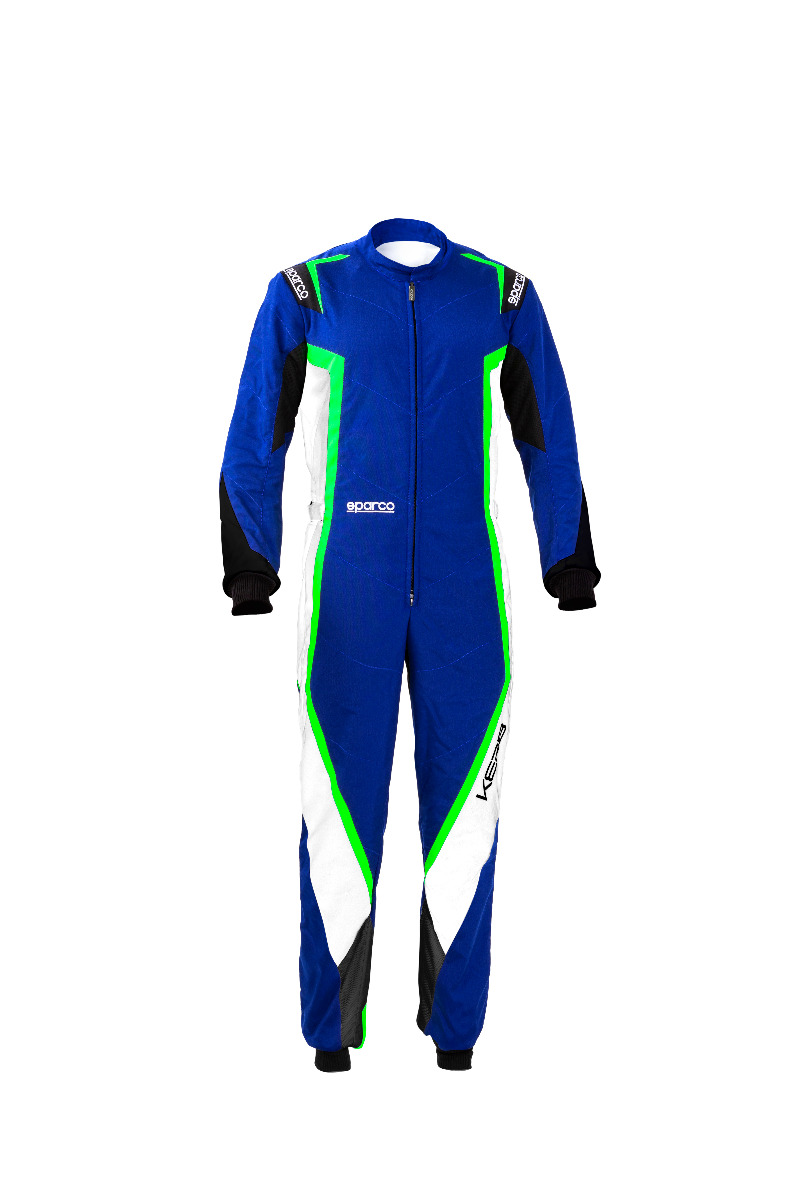 Combinaison de sécurité Sparco bleu/vert