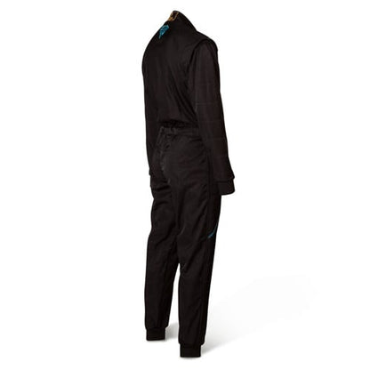 Niveau de vitesse 2 Combinaison RS-1 Barcelona noir/cyan fluo