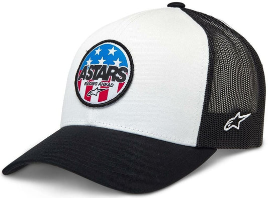 Casquette trucker Alpinestars Highway blanche/noire