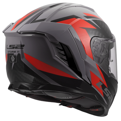 LS2 FF818 Storm III dynamo grijs rood