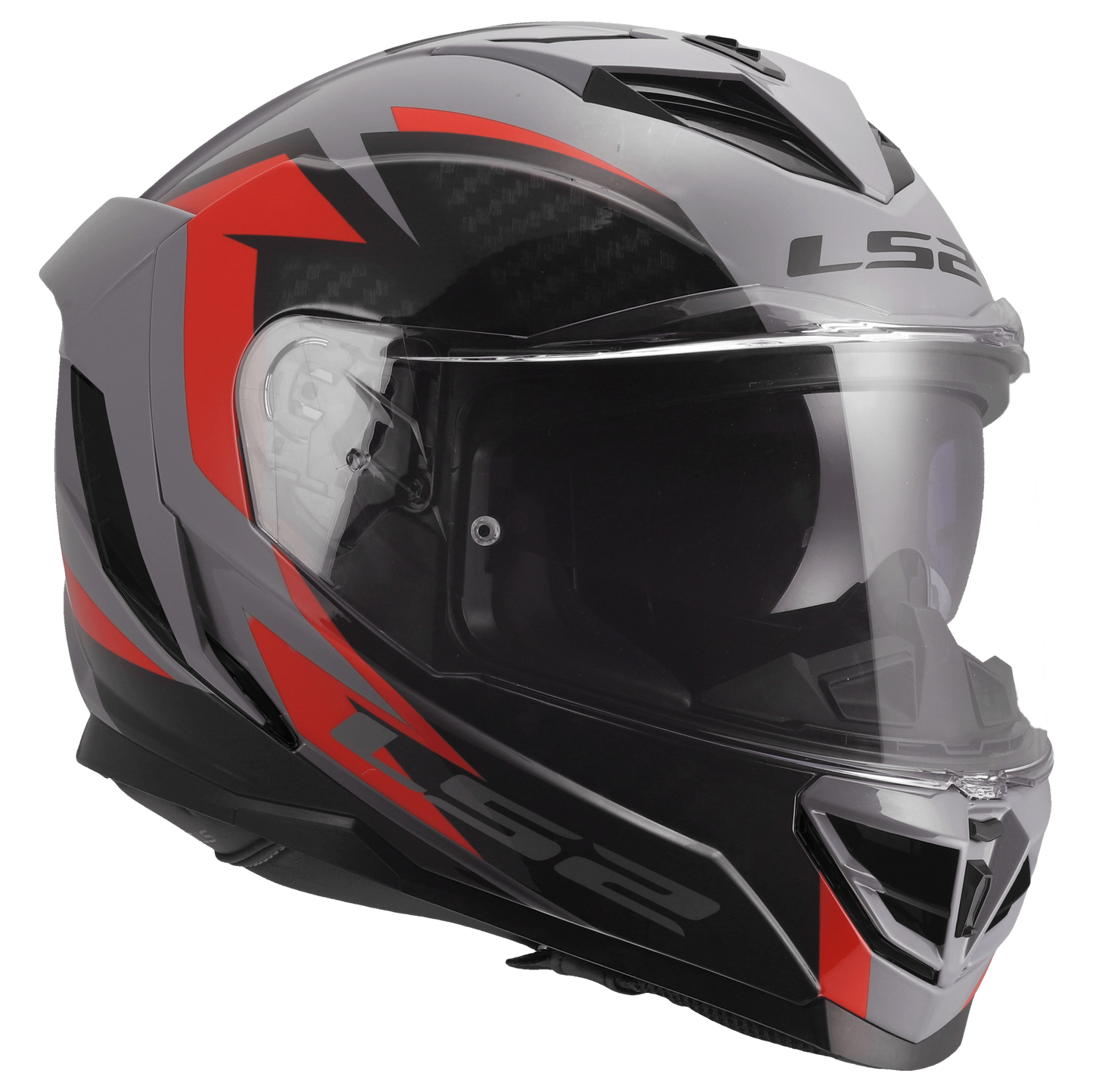 LS2 FF818 Storm III dynamo grijs rood