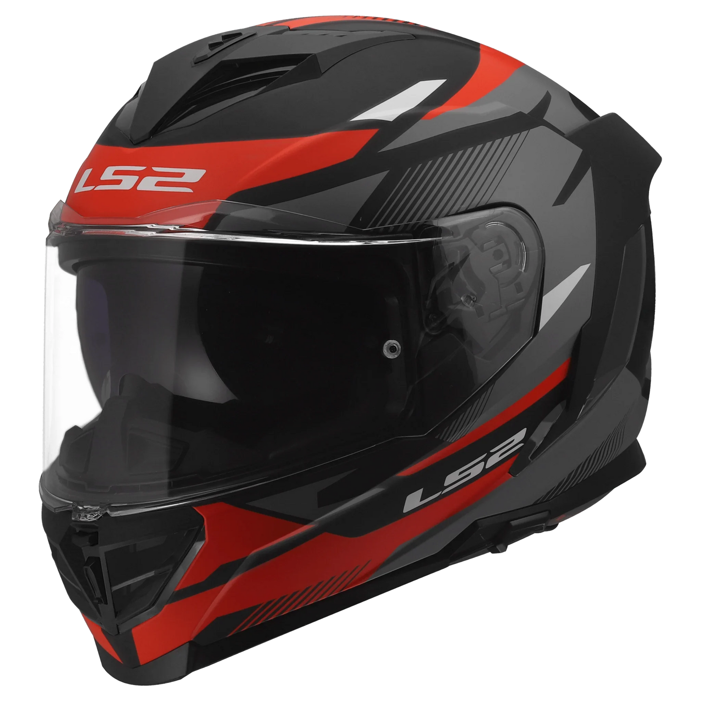 LS2 FF818 Storm III Komai zwart/rood - KartKings