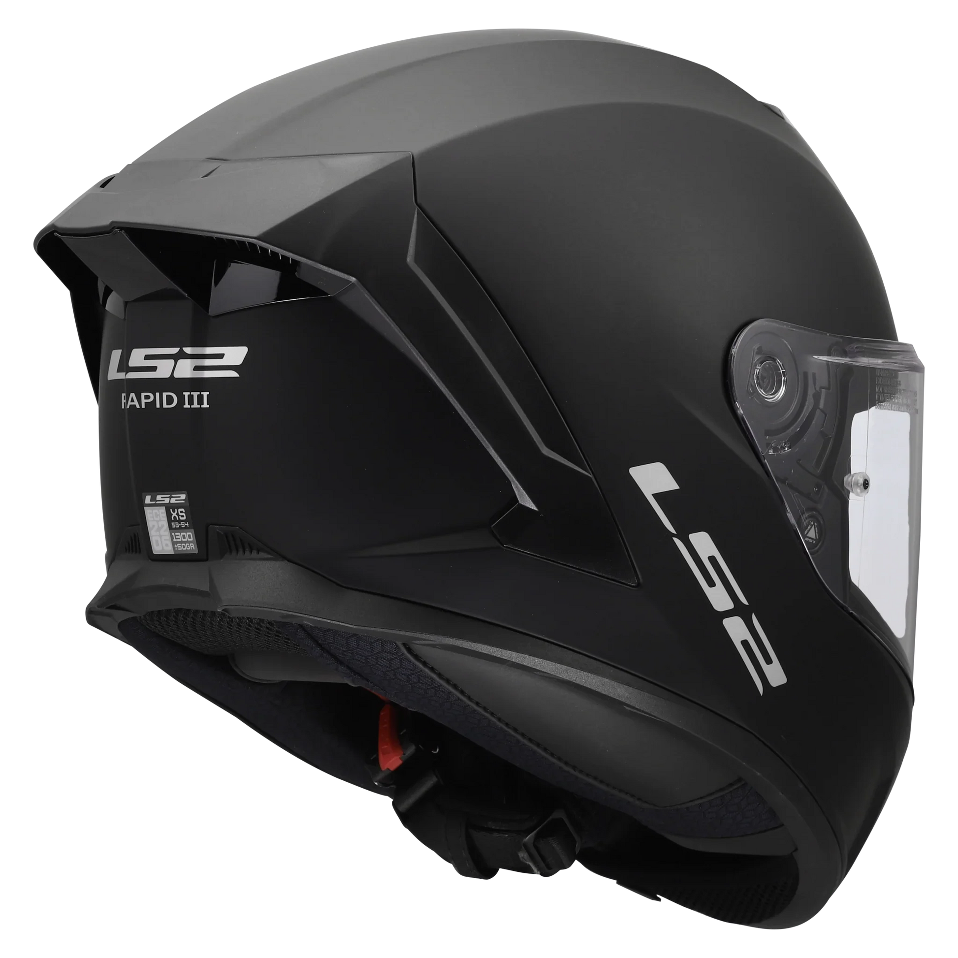 LS2 FF820 Rapid III matt zwart - KartKings