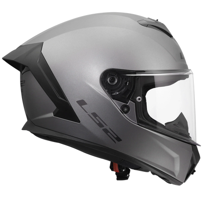 LS2 FF820 Rapid III solid matt titanium - KartKings