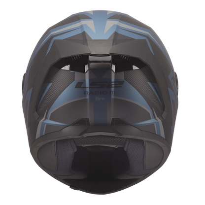 LS2 FF820 Rapid III XTREM zwart/blauw - KartKings