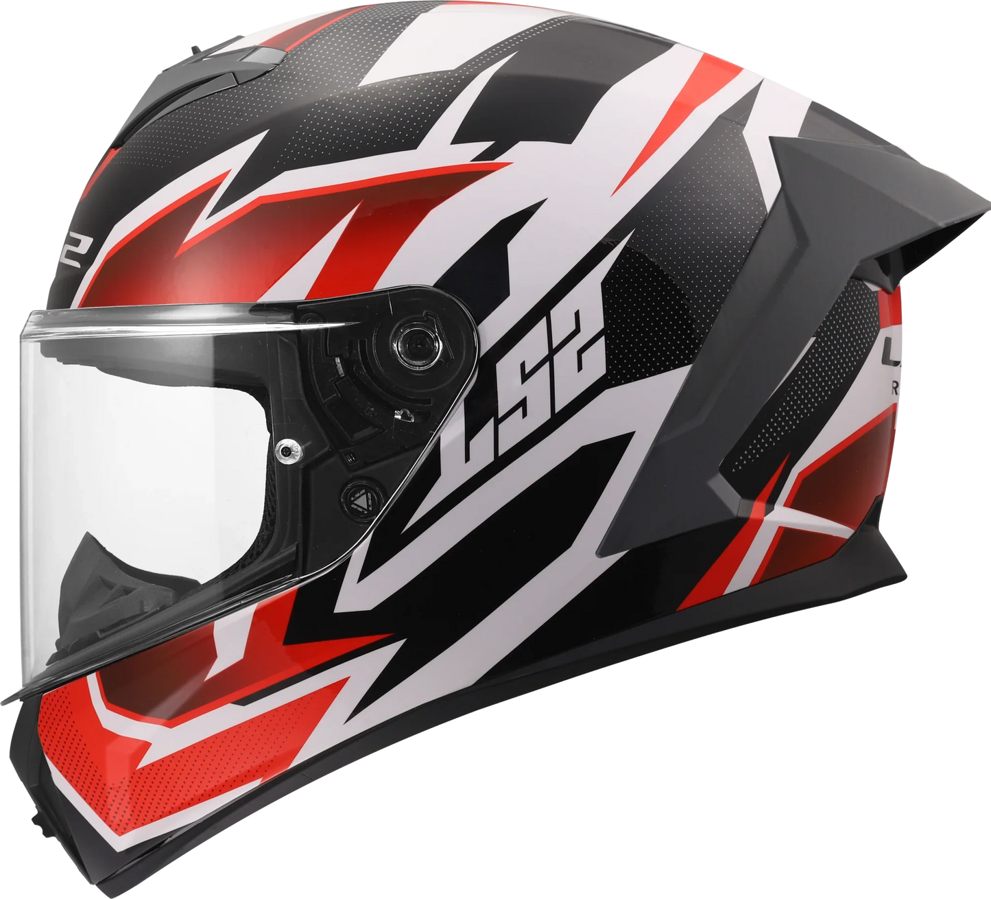 LS2 FF820 Rapid III XTREM zwart/rood/wit - KartKings