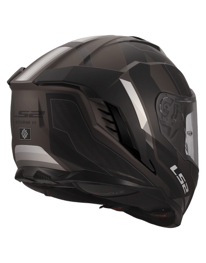 LS2 FF818 STORM III SPORTY Zwart / Grijs