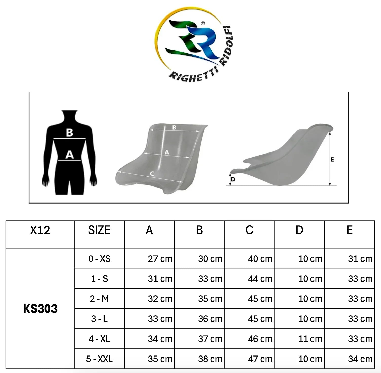 X-seat kart stoel standaard X12 - KartKings
