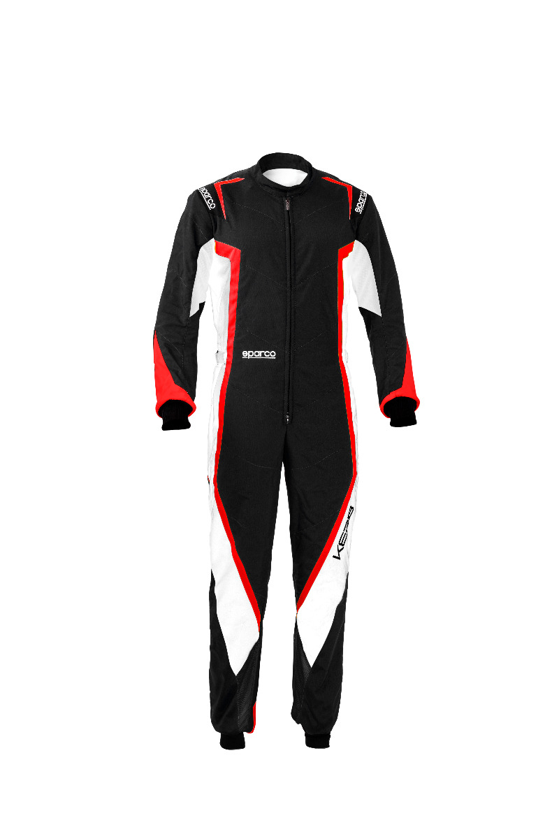 Combinaison de motard Sparco noire/rouge/blanche