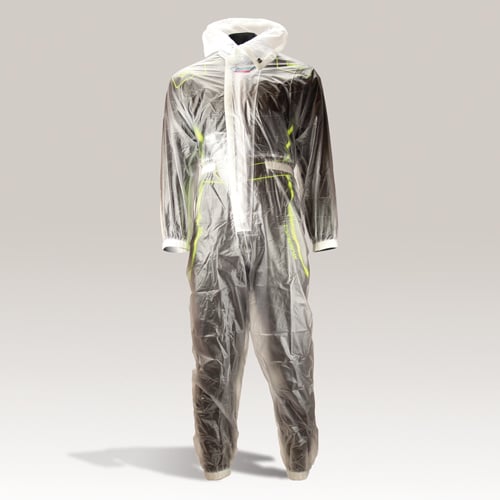 Salopette de pluie Speed transparente