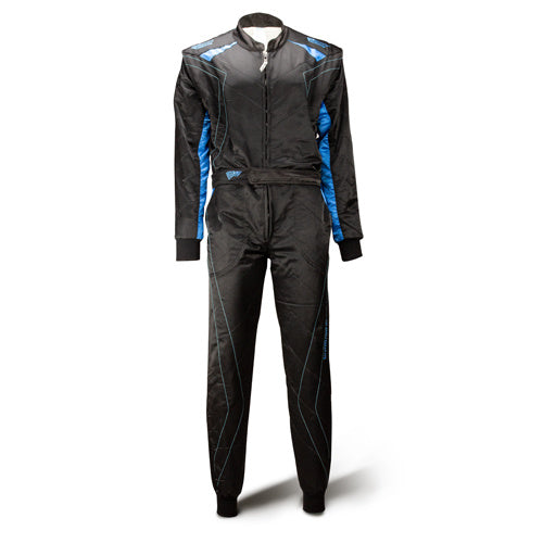 Combinaison Speed 2 couches RS-2 Silverstone noir/bleu