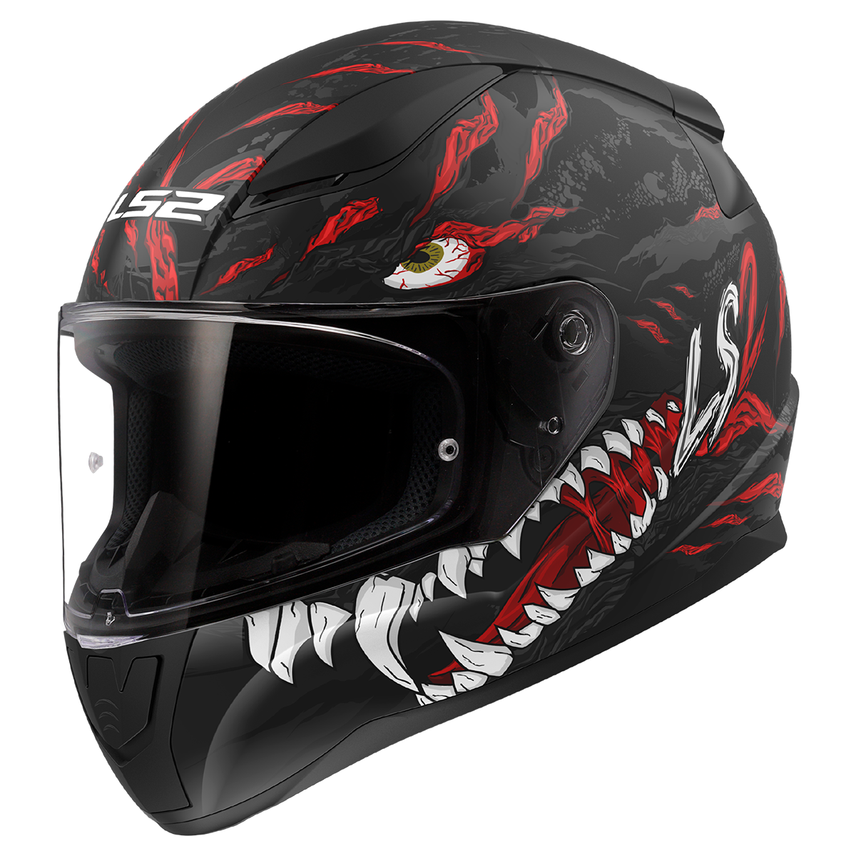 LS2 FF353 Rapid II Kaiju Noir Mat/Rouge