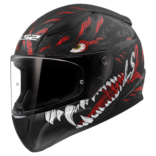 LS2 FF353 Rapid II Kaiju Noir Mat/Rouge