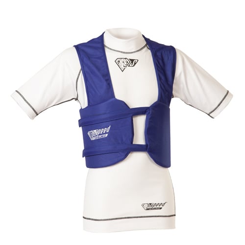 Gilet Speed rib bleu