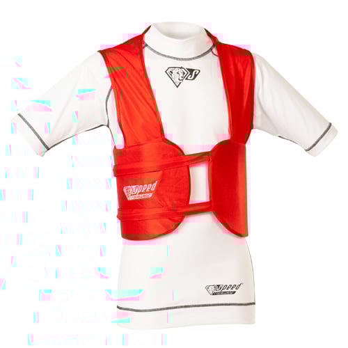 Gilet Speed Rib rouge