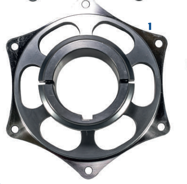 Support d'engrenage en aluminium LenzoKart 50MM