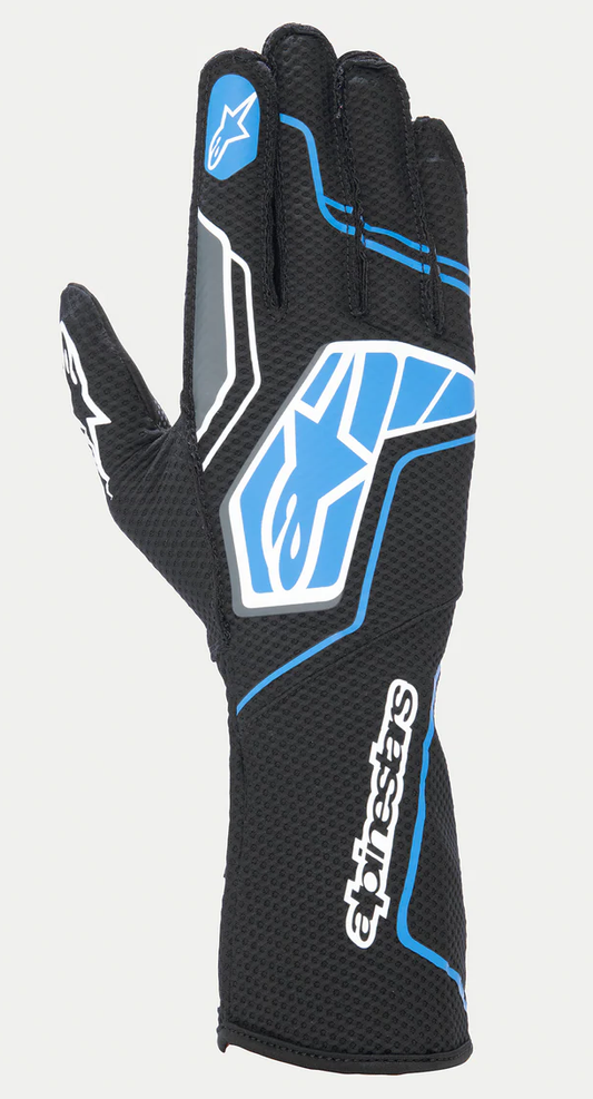 Alpinestars Tech 1-KX V4 Noir/Bleu Fluo (FIA Karting) 