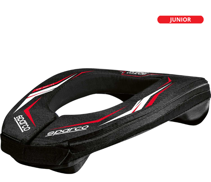 Protège-nuque Sparco K-ring Kids noir/rouge