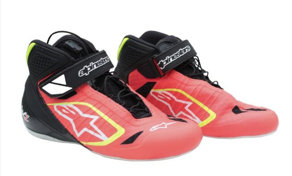 Alpinestars Tech-1 KZ rouge/noir/jaune fluo