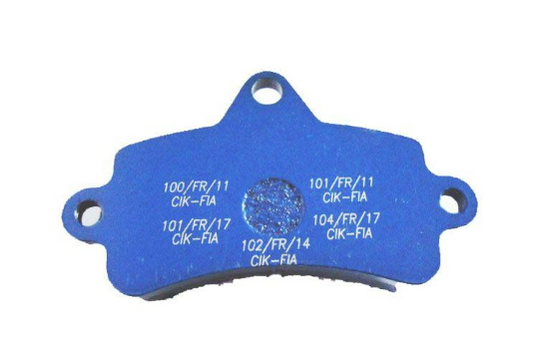 Plaquette de frein Top Kart bleue (arrière Twister / Bullet KF) 